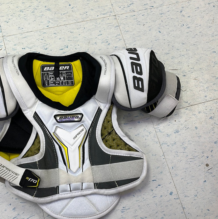 Used Bauer Supreme S170 Junior Medium Shoulder Pads
