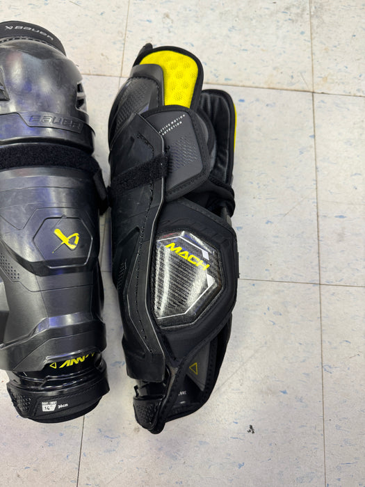 Used Bauer MACH Shin Pads 14"