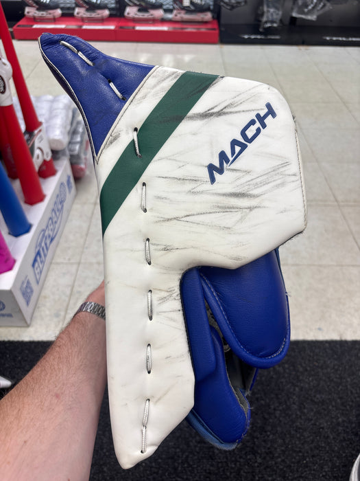 Used Bauer Supreme Mach Pro Stock Catcher and Blocker Set