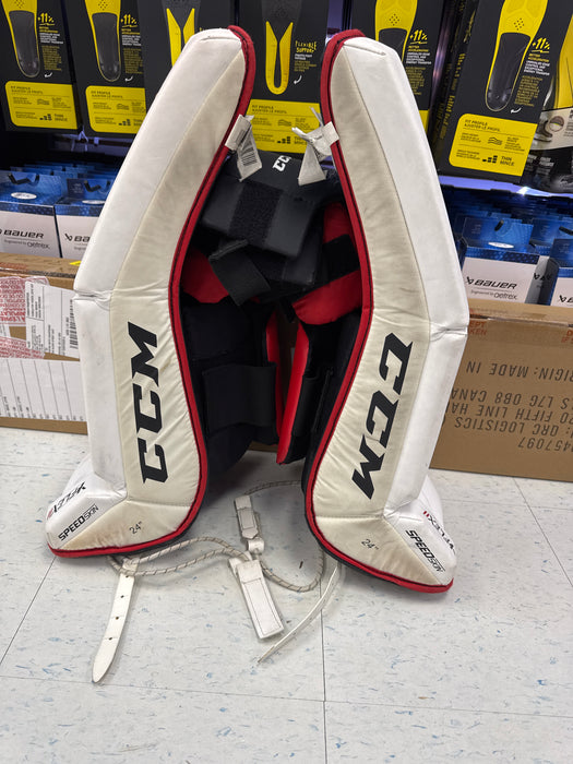 Used CCM Ytflex II 24” Youth Leg Pads