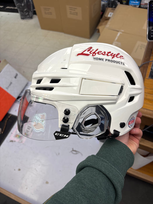 Used CCM Tacks X Oshawa Generals Pro Stock Senior Medium Helmet