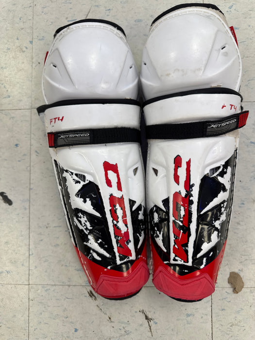 Used CCM Ft4 12” Shin Guards