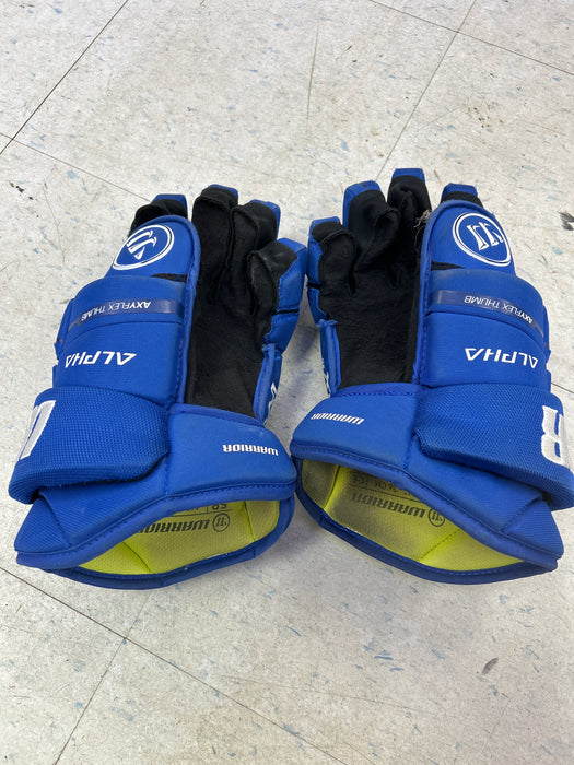 Used Warrior Alpha LX30 Player Gloves