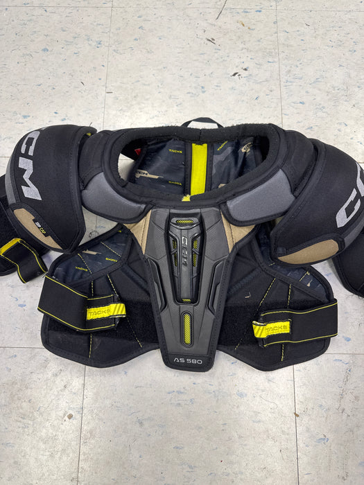 Used CCM AS 580 Senior Small Shoulder Pads