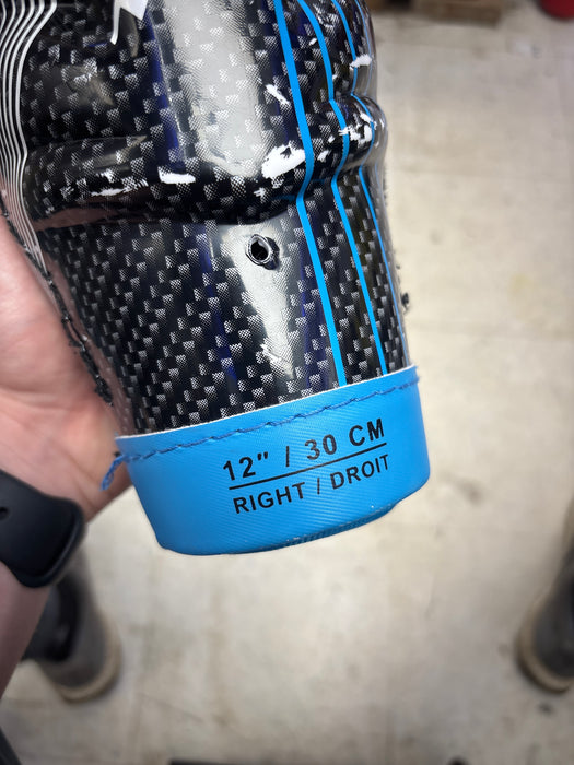 Used True AX9 12” Shin Guards