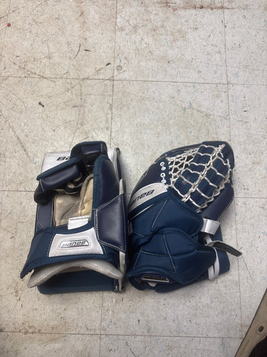 Used Bauer Vapor GSX Goalie Catcher And Blocker Size Junior
