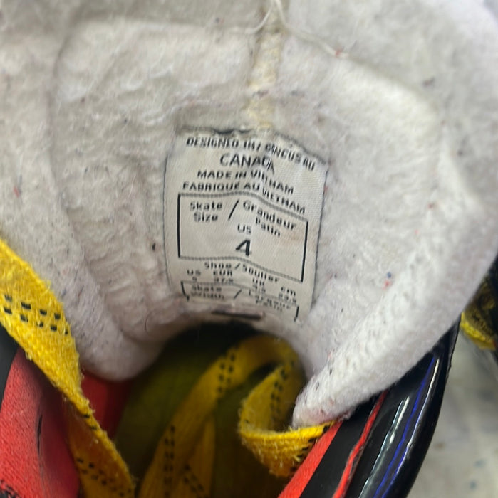 Used CCM JetSpeed FT490 Size 4 Player Skates