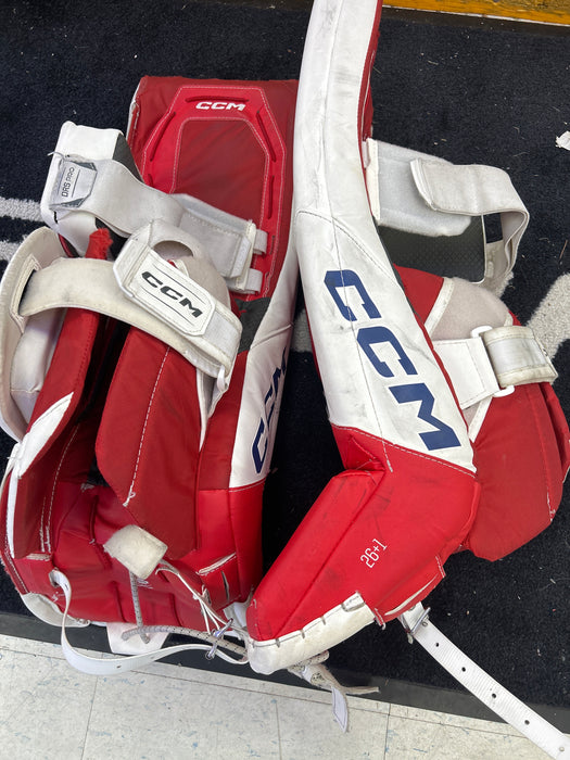 Used CCM Axis 2.5 Junior Goal Pads