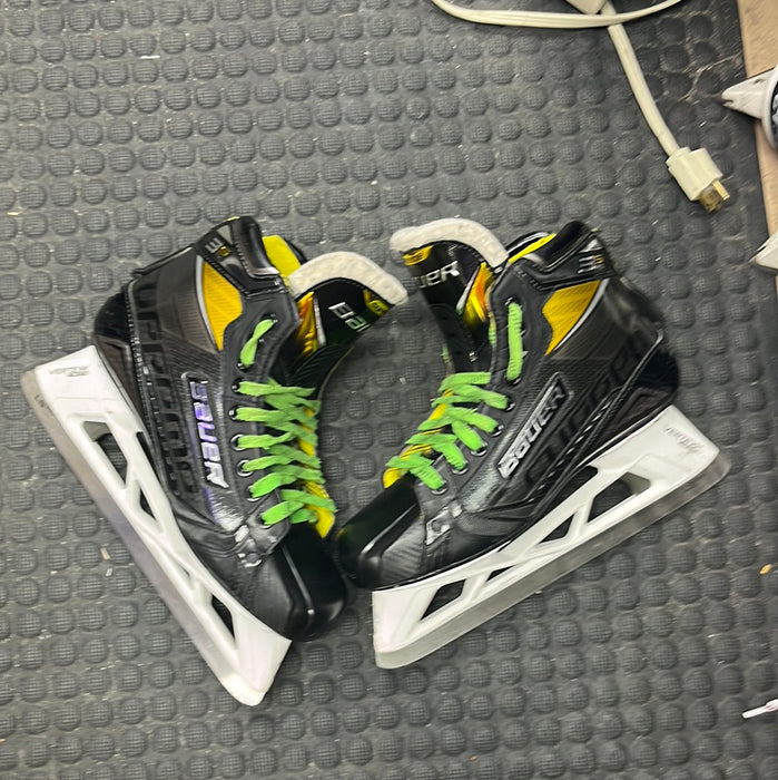 Used Bauer Supreme 3S Pro Size 8.5D Goalie Skates