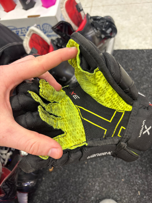 Used Bauer Vapor 3x Junior 10” Gloves