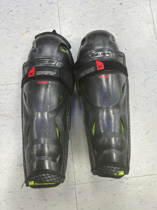 Used Bauer Vapor 3X Pro Junior Shin Guards