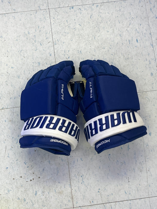 Used Warrior Alpha Maple Leafs Pro Stock - J.McCabe - 13" Gloves