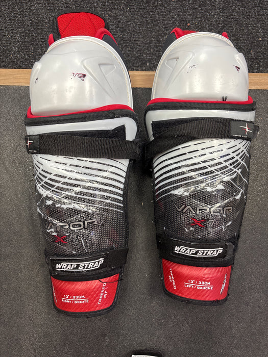 Used Bauer Vapor x7.0 13” Junior Shin Guards