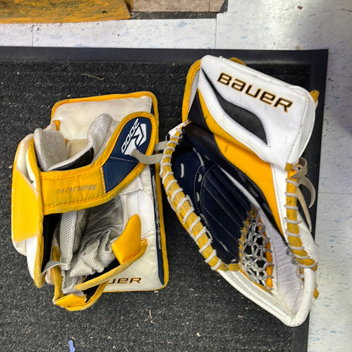 Used Bauer Reactor 2000 Junior Catcher Blocker Set