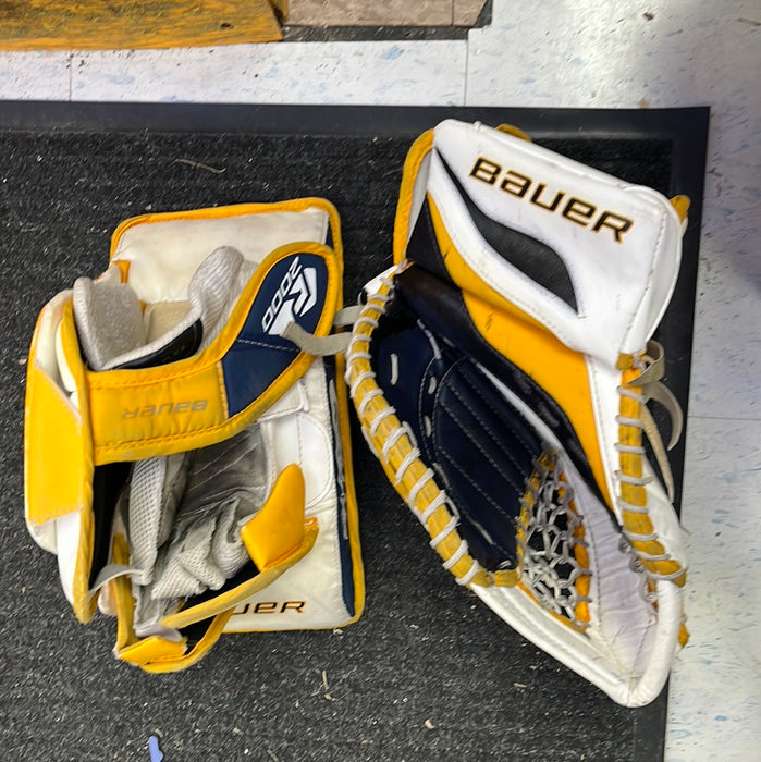 Used Bauer Reactor 2000 Junior Catcher Blocker Set