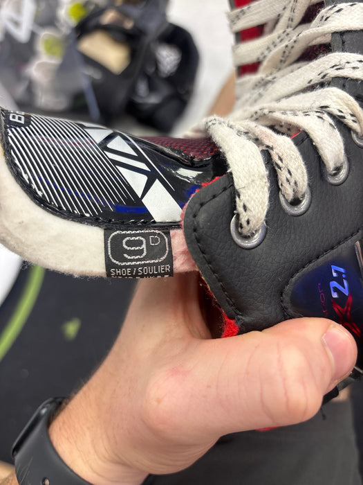 Used Bauer Vapor x2.7 Size 9.0D Goal Skates