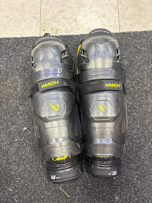 Used Bauer Supreme Mach 13” Shin Pads