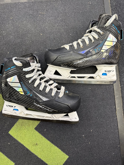 Used True Tf9 3D Goalie Skates