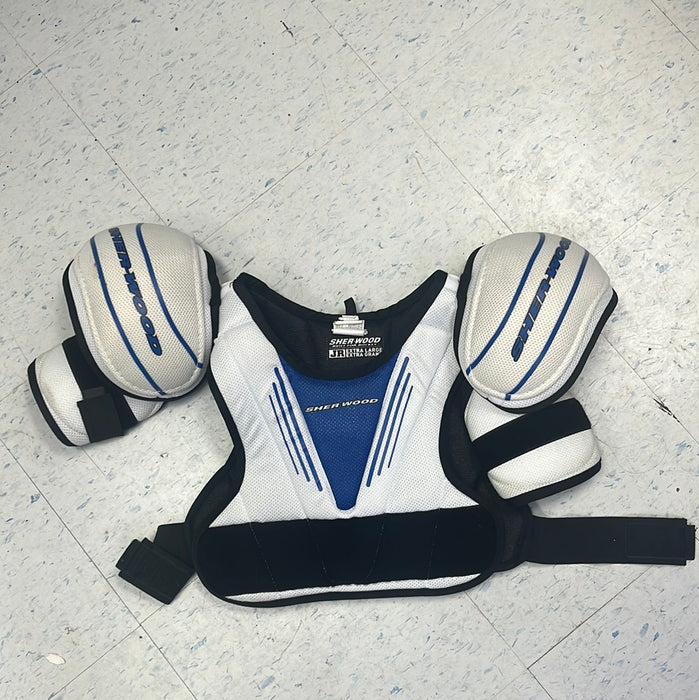 Used Sherwood Junior X-Large Shoulder Pads