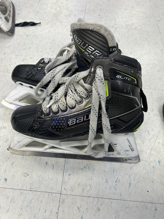 Used Bauer Elite Goal Skates Fit 2