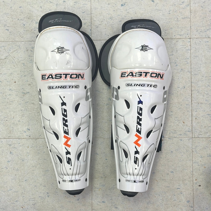 Used Easton Synergy ST6 15" Shin Pads