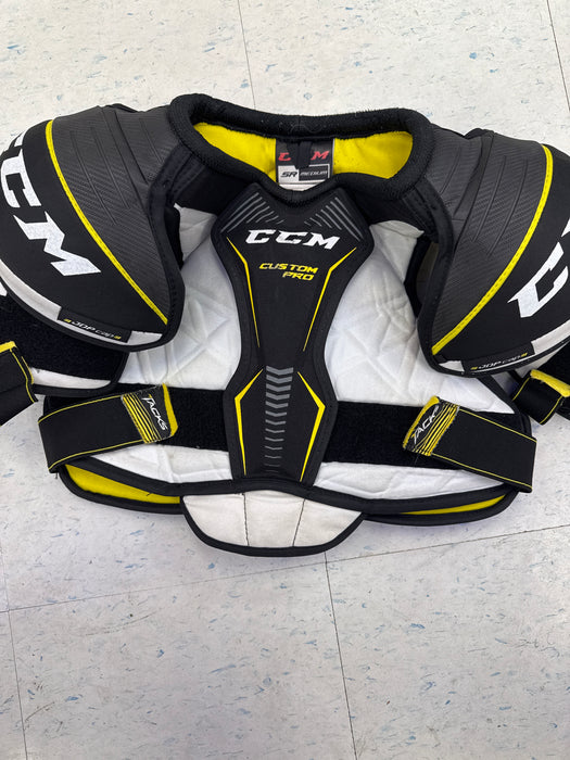 Used CCM Custom Pro Tacks Senior Medium Shoulder Pads