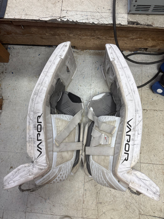 Used Bauer Vapor 2x Goalie Pads Size Intermediate Medium