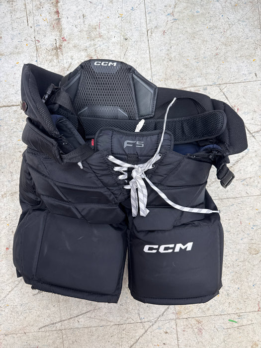 Used CCM F5 Goalie Pants Size Junior Large