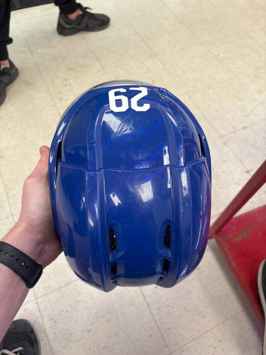 Used CCM Tacks X P. Holmberg #29 Senior Medium Pro Stock Helmet