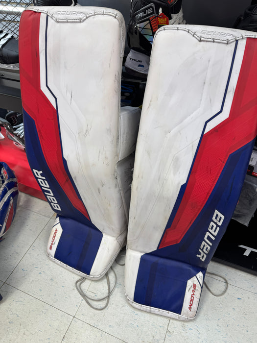 Used Bauer Supreme Shadow Goalie Set Pads Catcher Blocker Senior