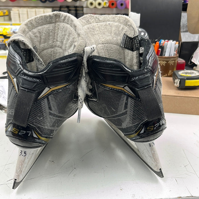 Used Bauer Supreme S27 3.5 D Junior Goal Skates