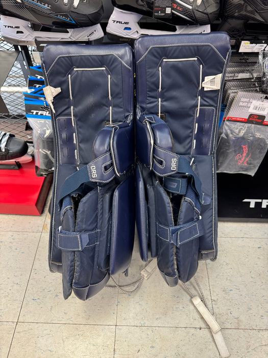 Used CCM Phenom Goalie Leg Pads Junior 28" + 1"