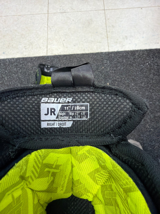 Used Bauer Vapor 3x 11” Junior Shin Pads