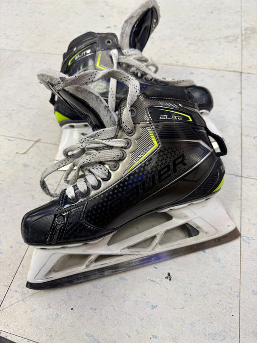 Used Bauer Elite Goal Skates 7.5 Fit 3