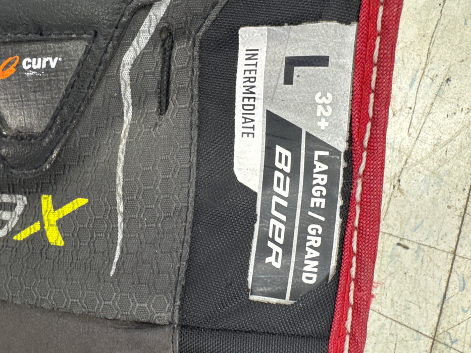 Used Bauer Vapor 3X Goalie Pads Intermediate Large 32+