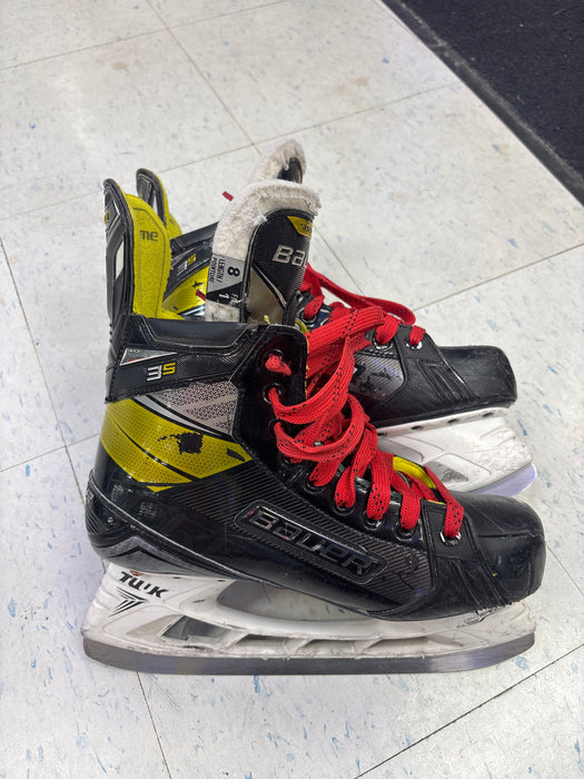 Used Bauer Supreme 3s Size 8.0 Fit 1 Skates