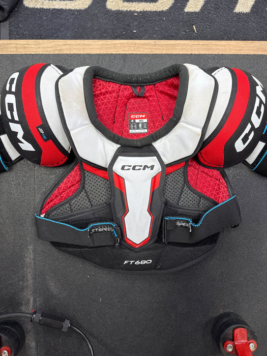 Used CCM Jetspeed FT680 Senior Small Shoulder Pads