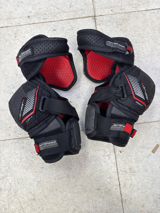 Used CCM Jetspeed FT1 Junior Medium Elbow Pads