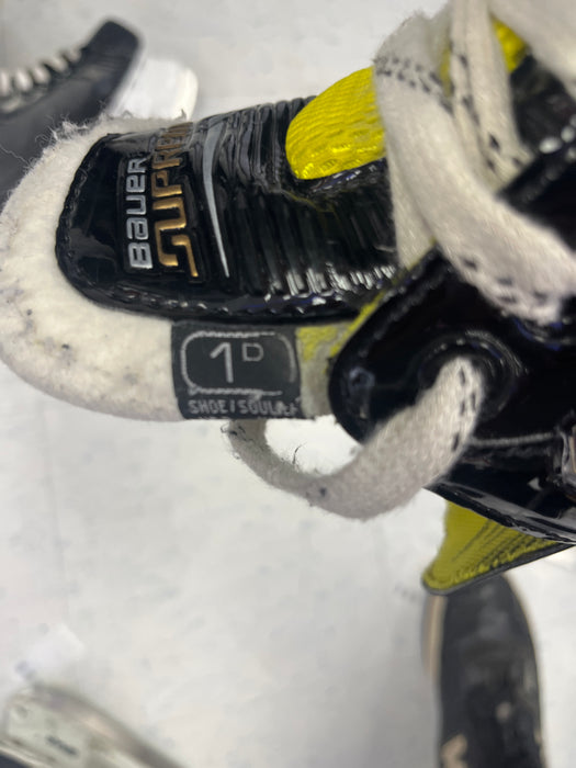 Used Bauer Supreme ELITE Size 1 Skates
