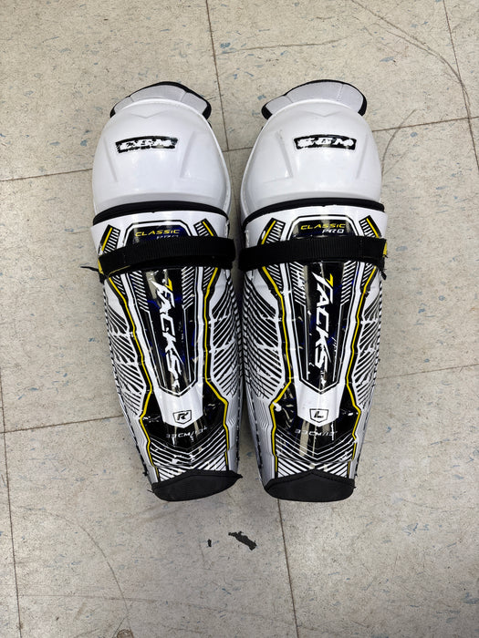 Used CCM Tacks Classic Pro 13" Shin Guards￼