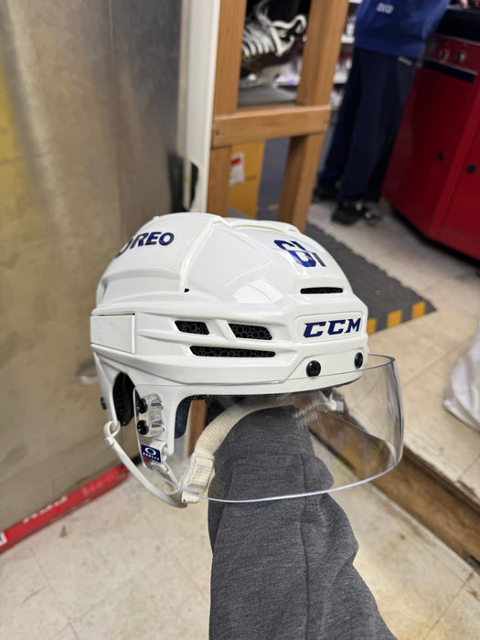 NHL Leafs Pro Stock #61 M. Pezzetta CCM TACKS X Helmet Medium