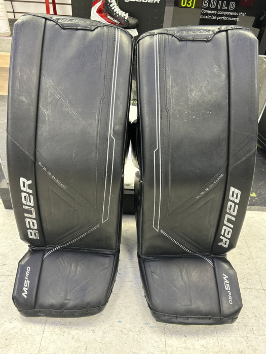 Used Bauer Supreme M5 Pro Goal Pads Intermediate Medium