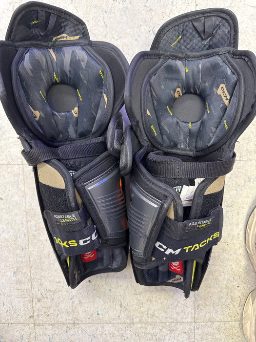 Used CCM Tacks AS-V Pro 12” Shin Guards