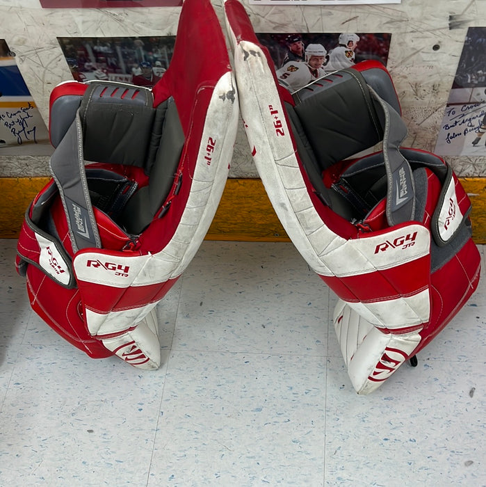 Used Warrior RG/4 26+1 Goal Pads