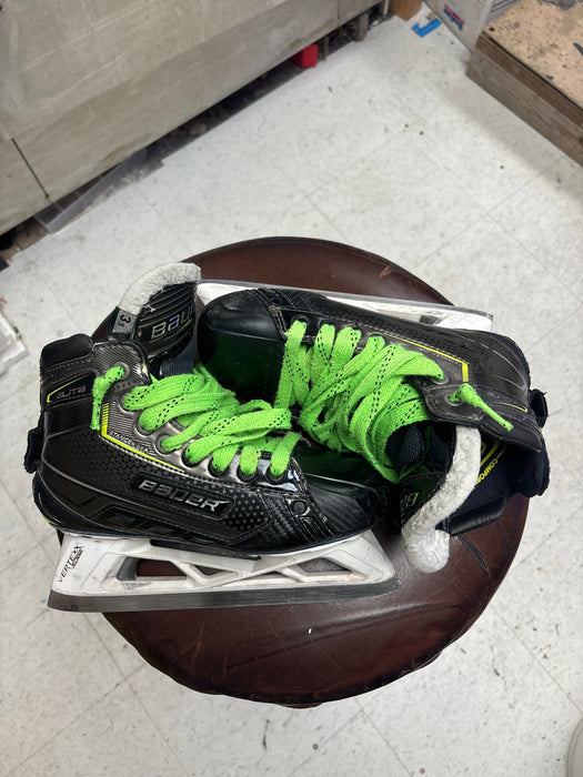 Used Bauer Elite Size 3.5EE Junior Goal Skates