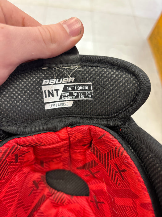 Used Bauer Vapor 3x 14” Shin Guards
