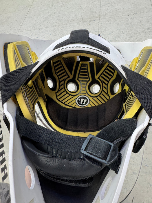 Used Warrior F1 E Senior Goal Mask