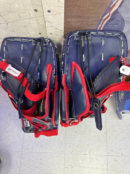 Used Bauer Vapor 3X Intermediate Extra Small Goalie Leg Pads