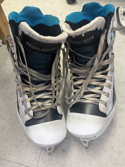Used Bauer Reactor 5000 Size 8.5 Goal Skates