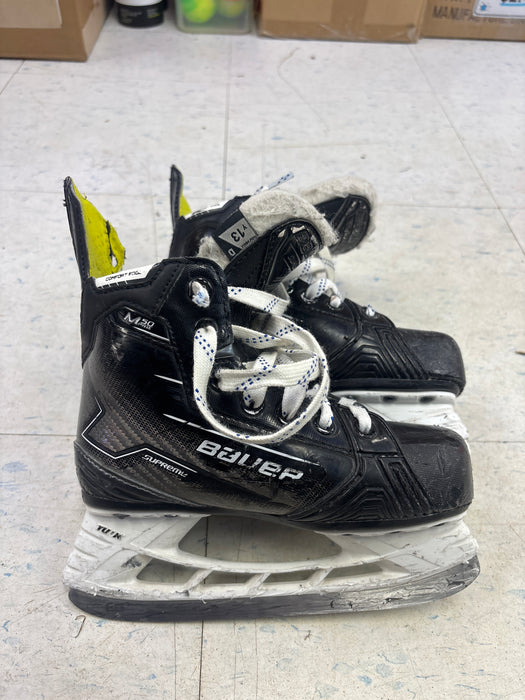 Used Bauer Supreme M50 Pro Youth 13.0 Skates